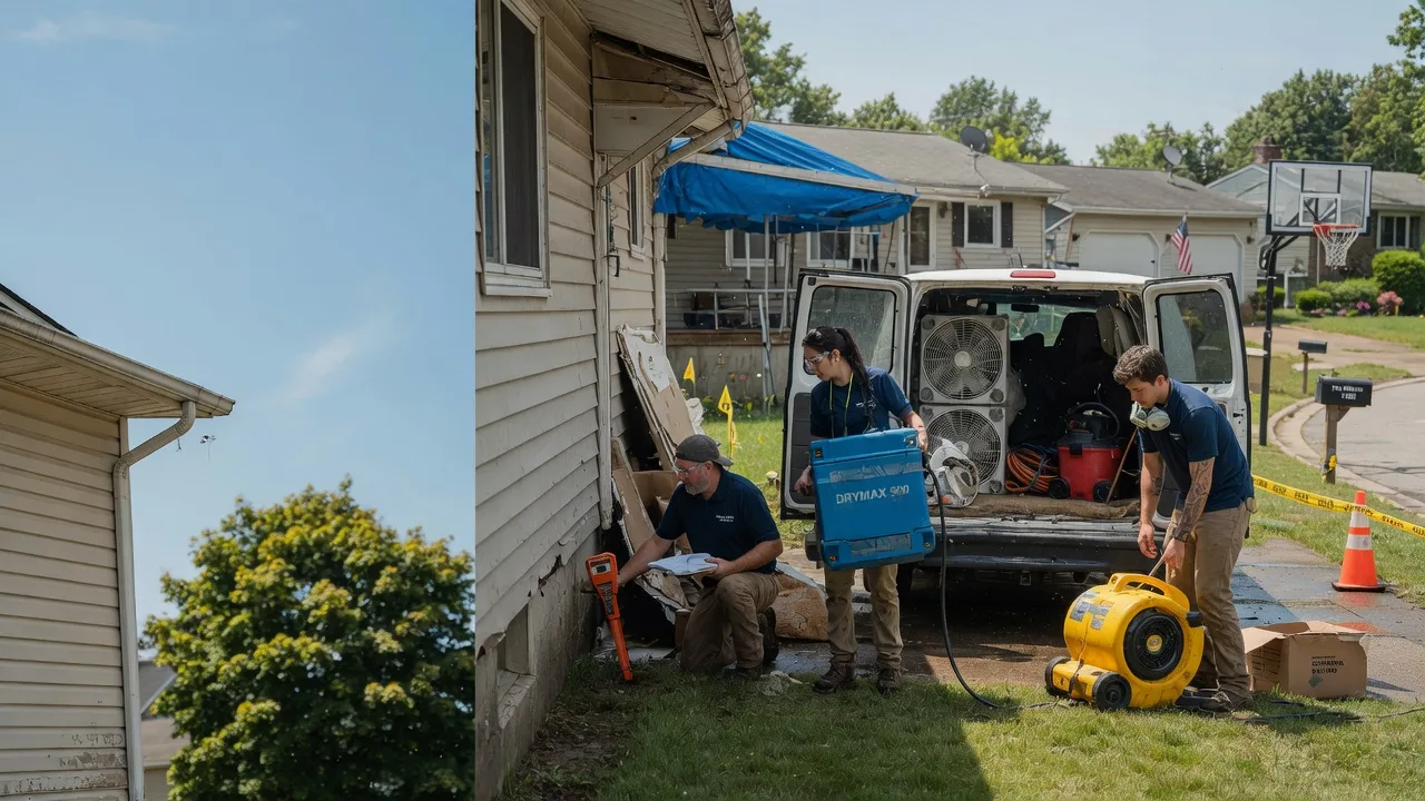 Ceiling Leak Cleanup in East Alton, IL near me